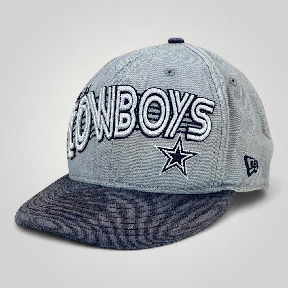 Dallas Cowboys Hat Mens‎ M L Gray Snapback NFL Football New Era 9FIFTY Cap